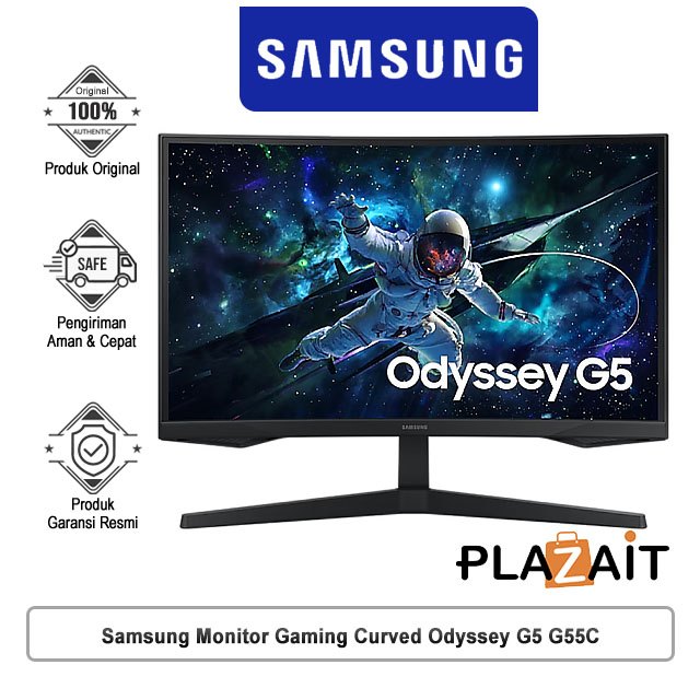 Samsung Monitor Gaming Curved Odyssey G5 G55C VA 165Hz S27CG552 | S32CG552