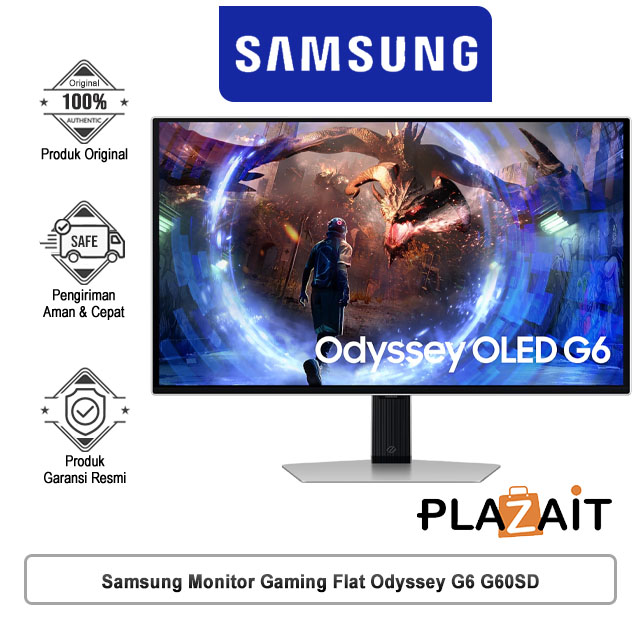 Samsung Monitor Gaming Flat Odyssey G6 G60SD OLED 360Hz S27DG602