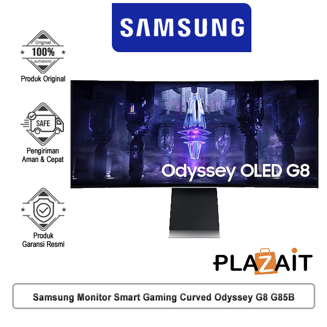 Samsung Monitor Smart Gaming Curved Odyssey G8 G85B OLED 175Hz S34BG850