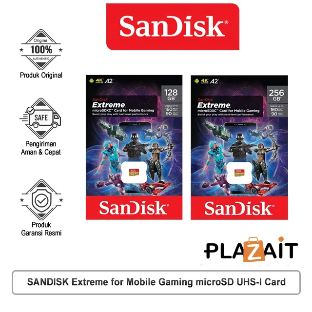 SANDISK Extreme for Mobile Gaming microSD UHS-I Card