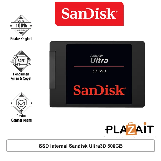 Sandisk SSD Internal Ultra3D - 500GB
