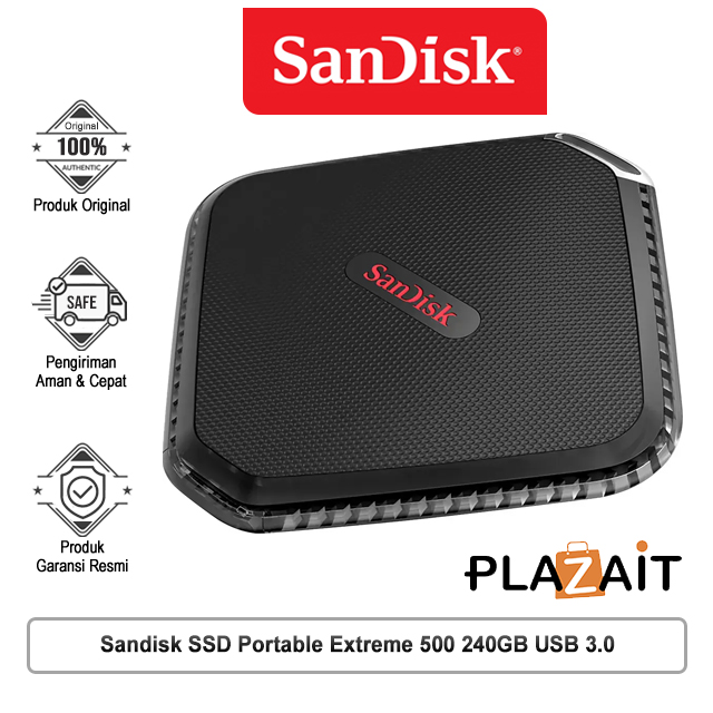 Sandisk SSD Portable Extreme 500 240GB USB 3.0
