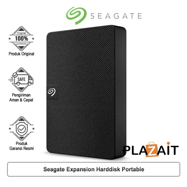 Seagate Expansion Harddisk External Portable Black