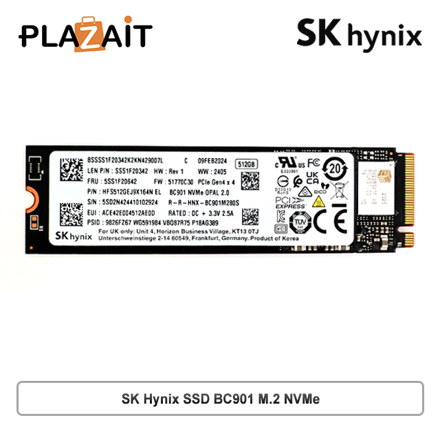 SK Hynix SSD BC901 M.2 NVMe - 512GB