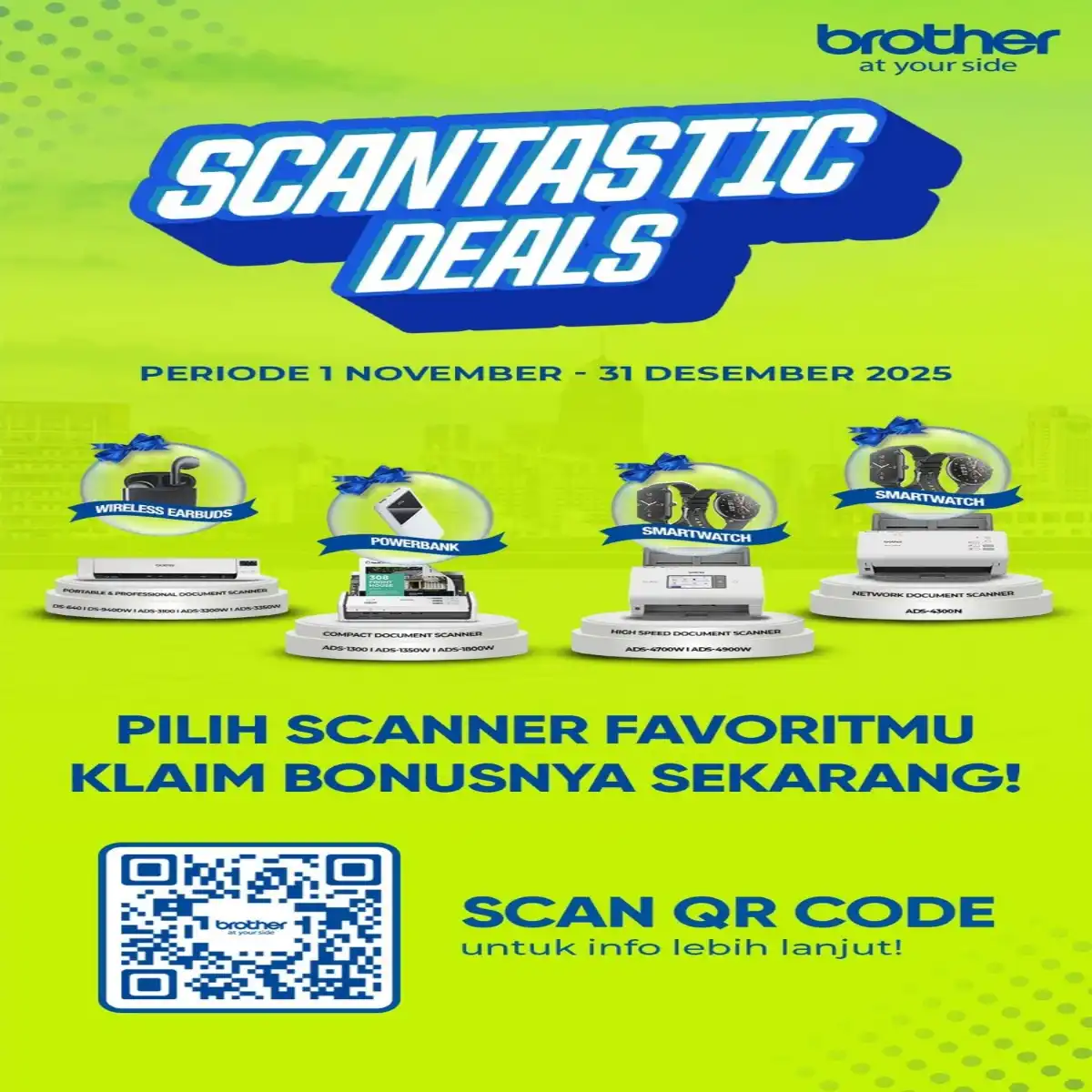 Brother Scanner DS-640 Mobile Color Document