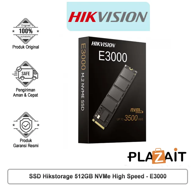 SSD Hikstorage 512GB NVMe High Speed (HS-SSD-E3000/512GB)