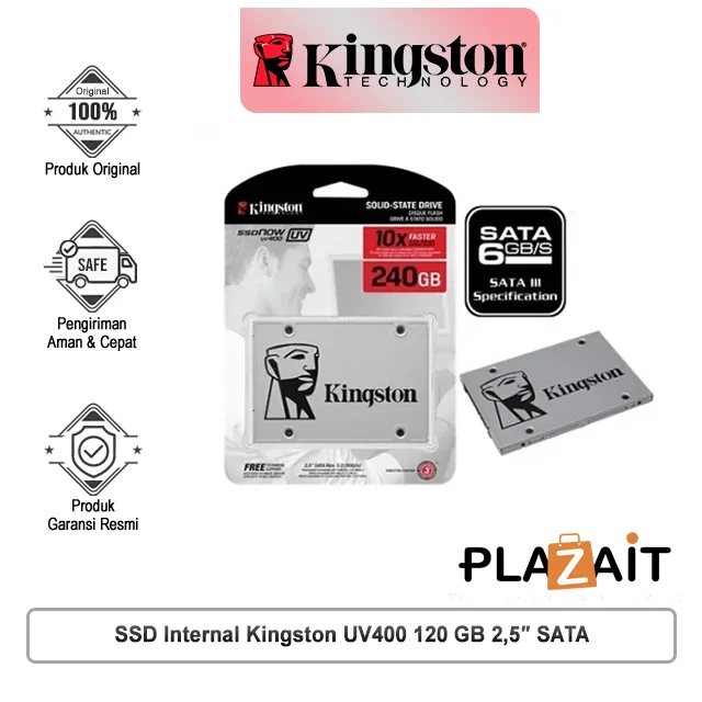 SSD Internal Kingston UV400 120 GB 2,5" SATA