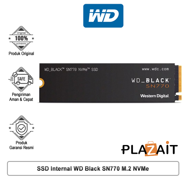 SSD Internal WD Black SN770 M.2 NVMe Gen 4