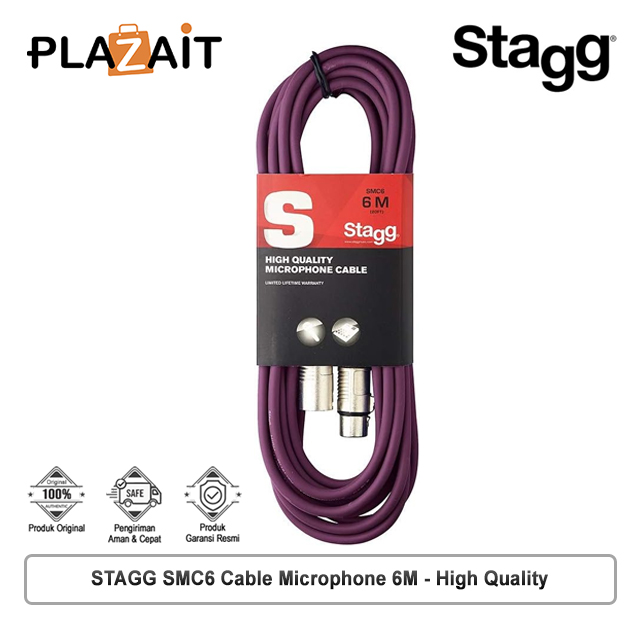 STAGG SMC6 Cable Microphone 6M - High Quality