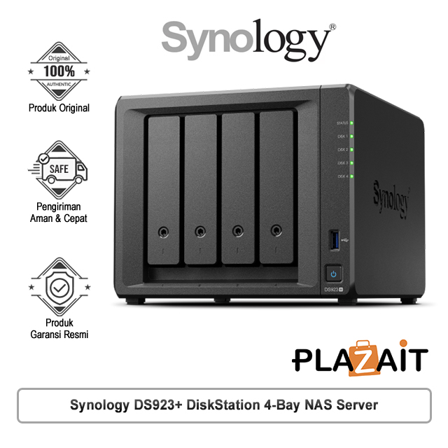 Synology DS923+ DiskStation 4-Bay NAS Server Storage Cloud DS 923+