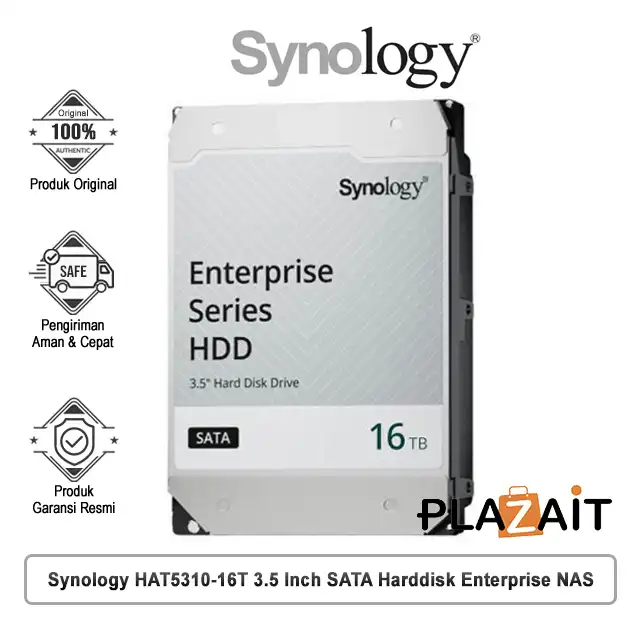 Synology HAT5310-16T 3.5 Inch SATA Harddisk Enterprise NAS - 16TB
