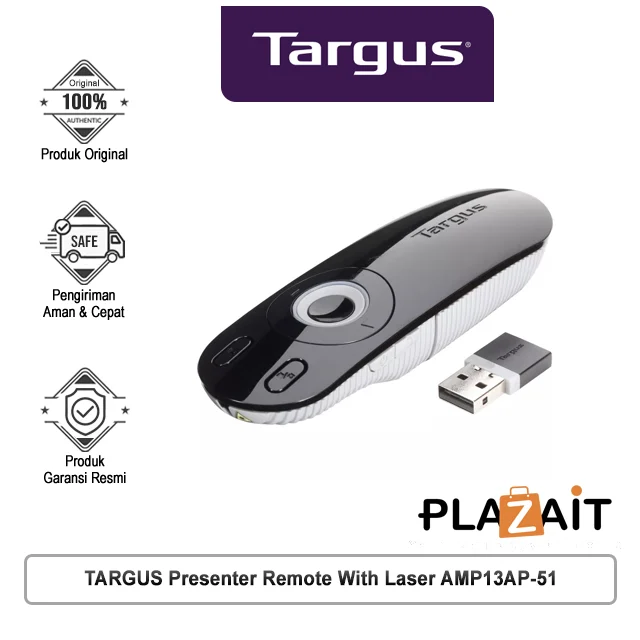TARGUS Presenter Remote With Laser AMP13AP-51