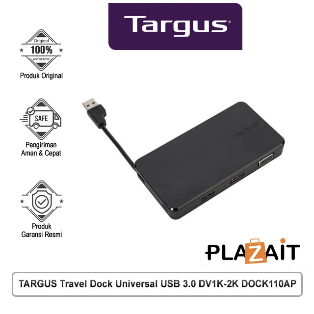 TARGUS Travel Dock Universal USB 3.0 DV1K-2K DOCK110AP