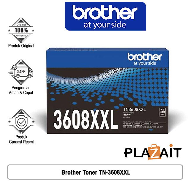 Brother Toner TN-3608XXL Black (11.000 pages)