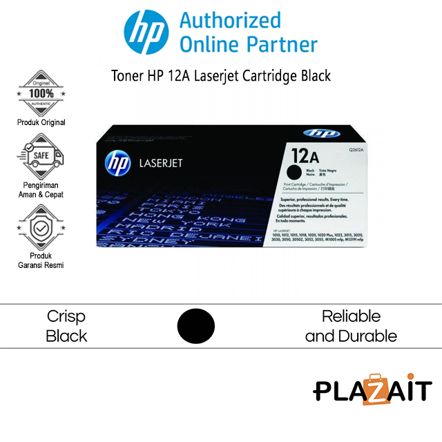 Toner HP 12A Original Laserjet Cartridge Black