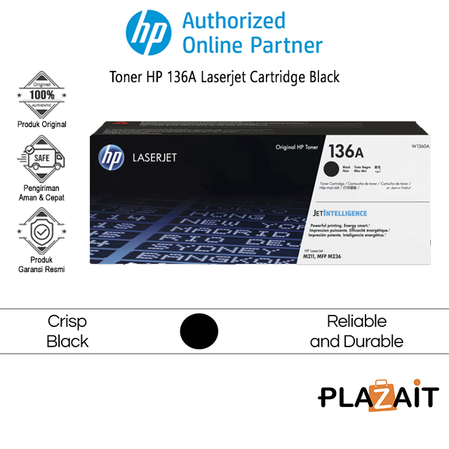 Toner HP 136A Original Laserjet Cartridge Black