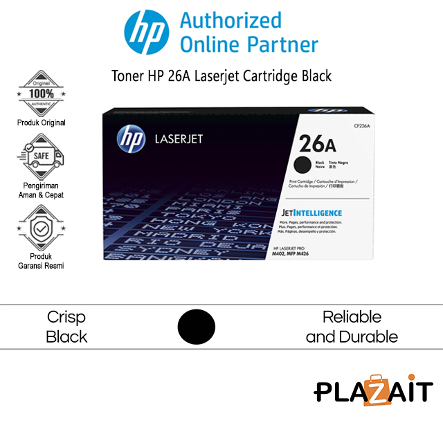 Toner HP 26A Original LaserJet Cartridge Black