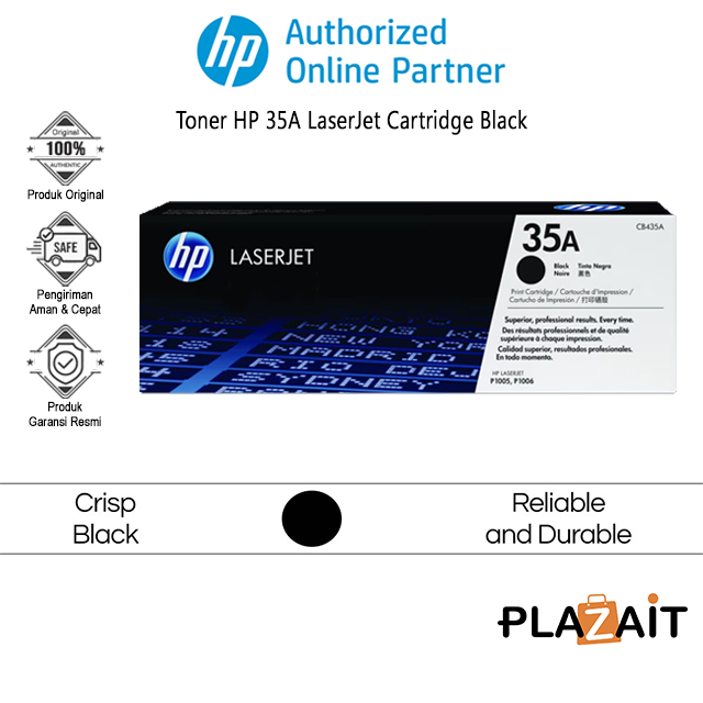 Toner HP 35A Original LaserJet Cartridge Black
