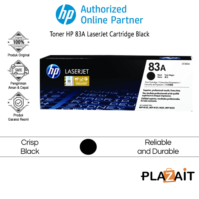 Toner HP 83A Original LaserJet Cartridge Black