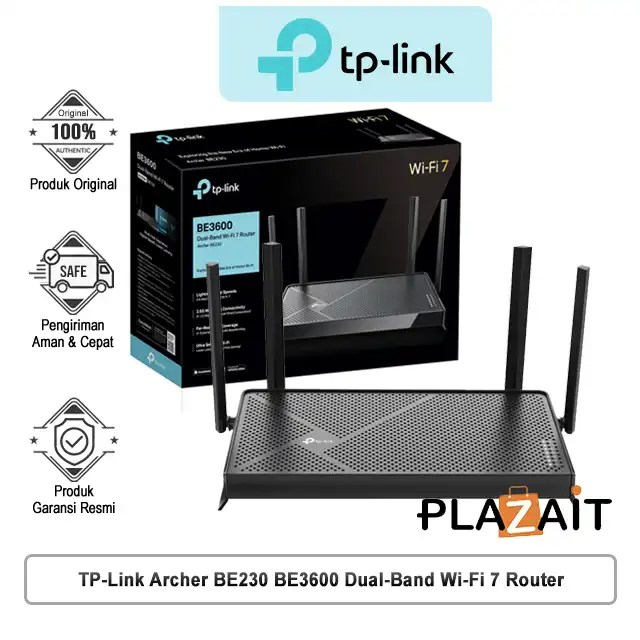 TP-Link Archer BE230 BE3600 Dual-Band Wi-Fi 7 Router