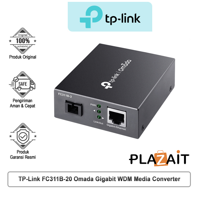 TP-Link FC311B-20 Omada Gigabit WDM Media Converter