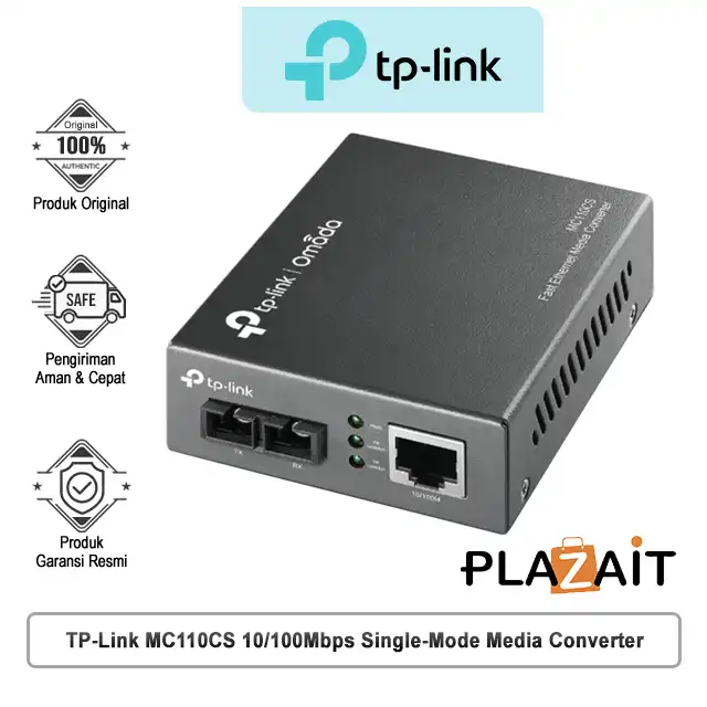 TP-Link MC110CS 10/100Mbps Single-Mode Media Converter