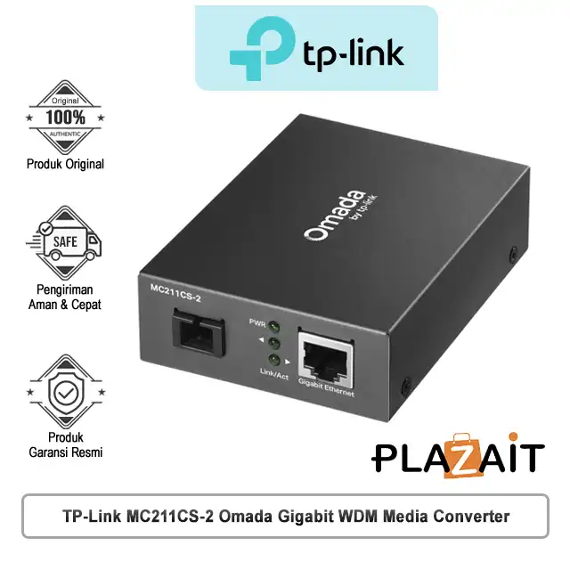 TP-Link MC211CS-2 Omada Gigabit WDM Media Converter