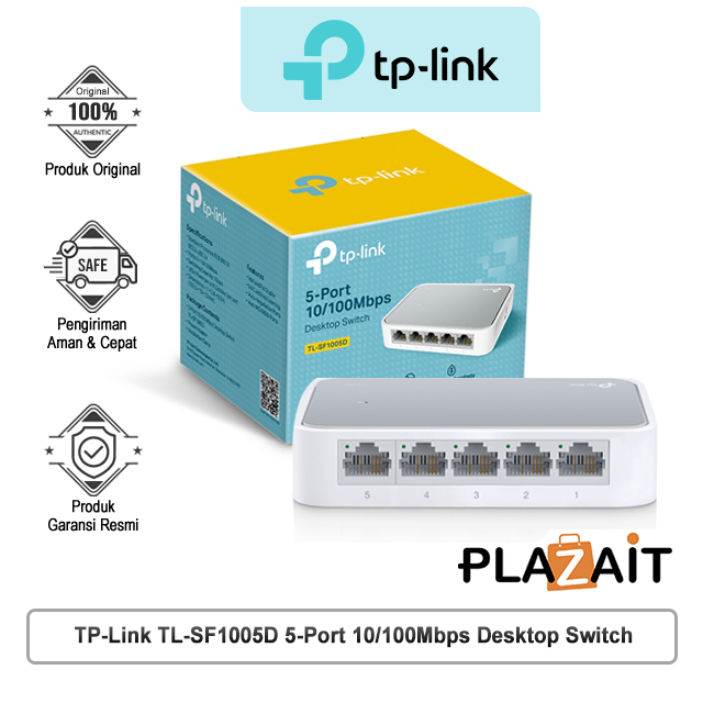 TP-Link TL-SF1005D 5-Port 10/100Mbps Desktop Switch