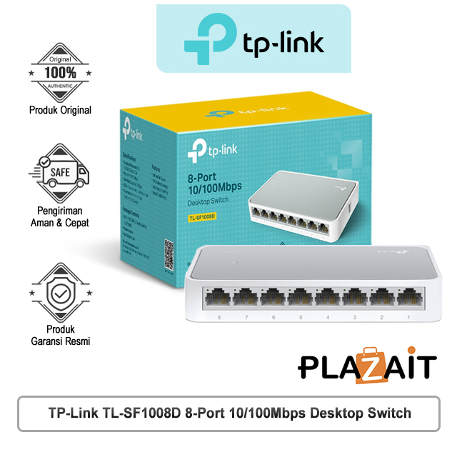 TP-Link TL-SF1008D 8-Port 10/100Mbps Desktop Switch