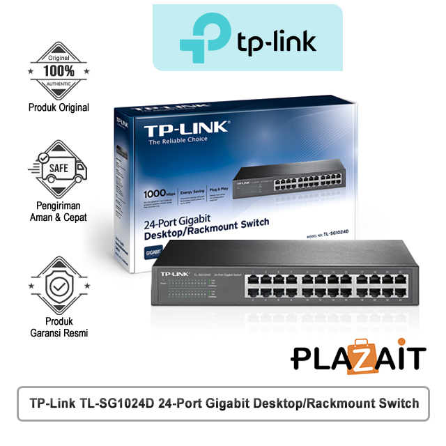 TP-Link TL-SG1024D 24-Port Gigabit Desktop/Rackmount Switch