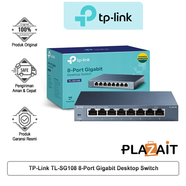 TP-Link TL-SG108 8-Port Gigabit Desktop Switch