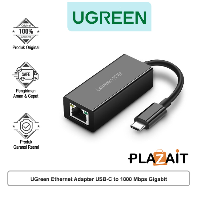 UGreen Ethernet Adapter USB-C to 1000 Mbps Gigabit 50307