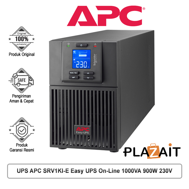 UPS APC SRV1KI-E Easy UPS On-Line 1000VA/900W 230V Tower