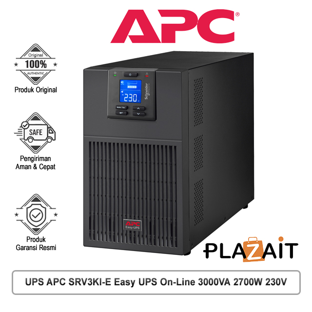 UPS APC SRV3KI-E Easy UPS On-Line 3000VA/2700W 230V Tower