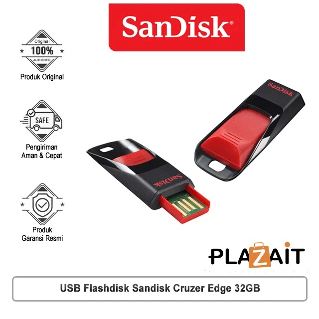 USB Flashdisk Sandisk Cruzer Edge 32GB
