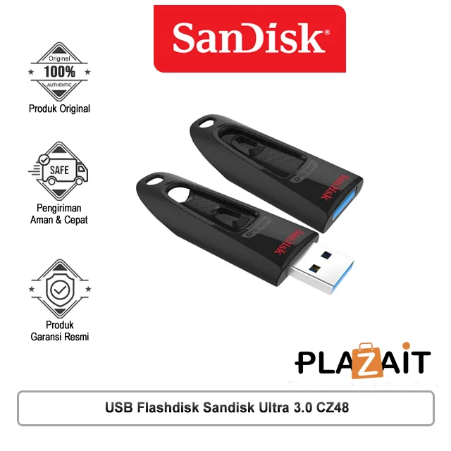Sandisk Ultra USB Flashdisk  CZ48 3.0 Speed 100MB/S