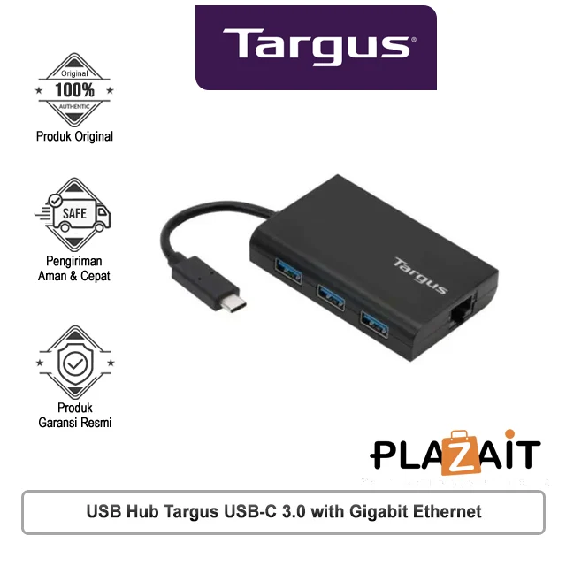 USB Hub Targus USB-C 3.0 with Gigabit Ethernet