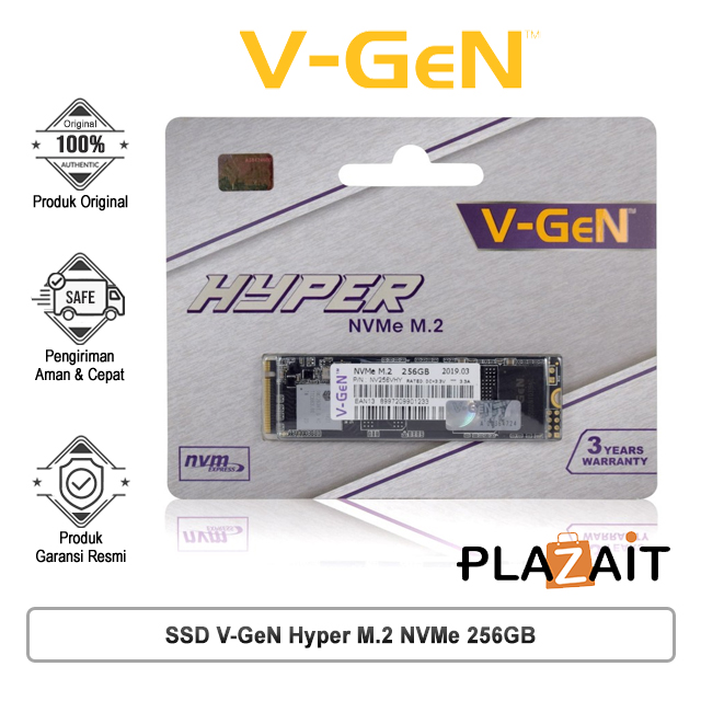 V-GeN SSD Hyper 256GB M.2 NVME