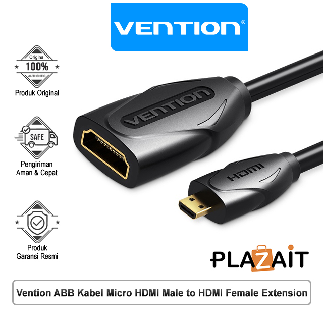 Vention ABB Kabel Micro HDMI Male to HDMI Female Extension