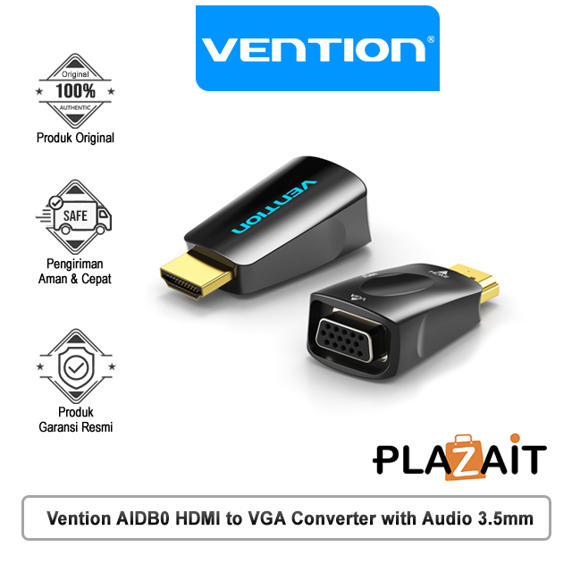 Vention AID HDMI to VGA Adapter Converter with Audio 3.5mm