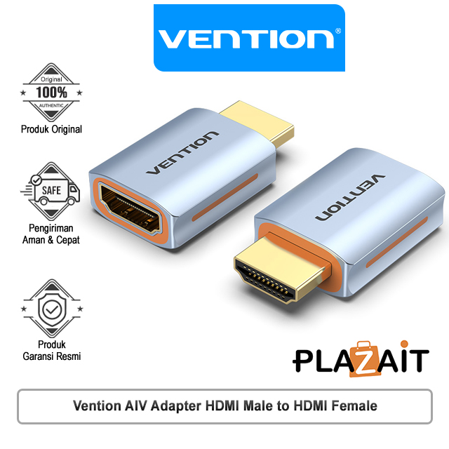 Vention AIV Adapter HDMI 2.1 Male to HDMI Female 8K Converter
