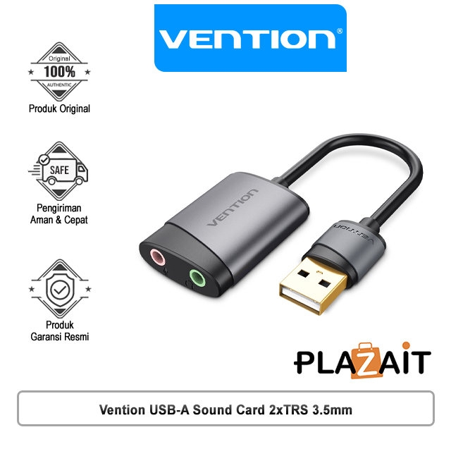 Vention CDK USB-A Sound Card 2xTRS 3.5mm