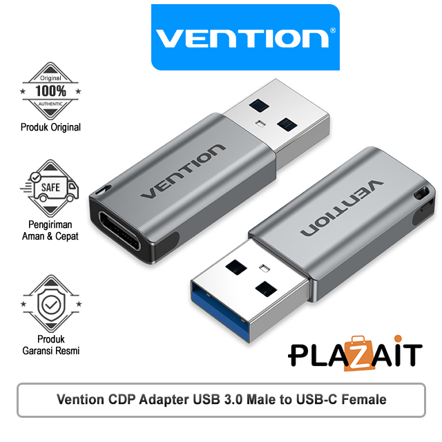 Vention CDP Adapter USB 3.0 Male to USB-C Female