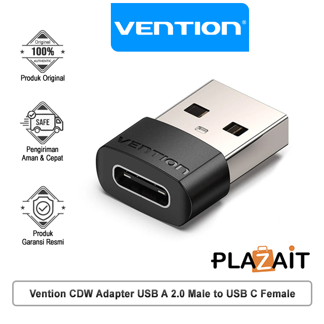 Vention CDW USB A 2.0 Male to USB C Female Adapter