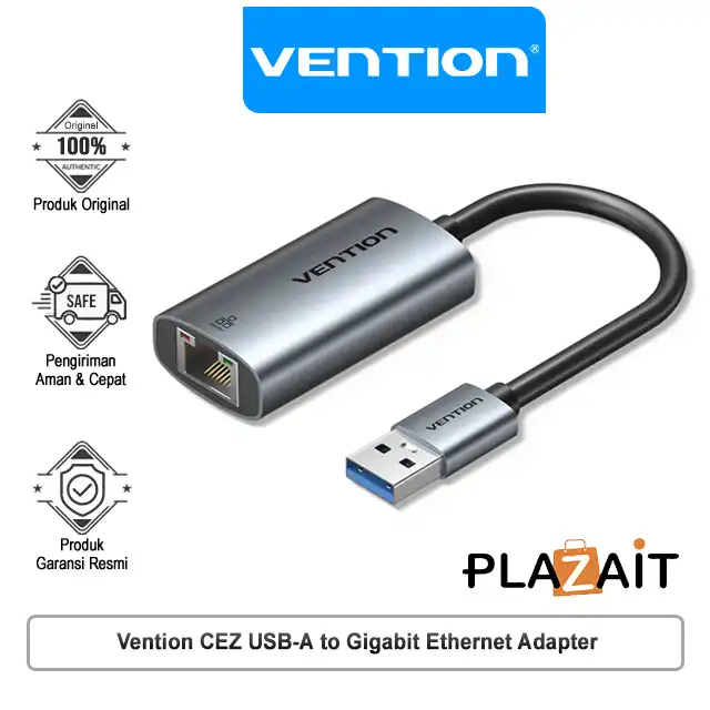 Vention CEZ USB-A to Gigabit Ethernet Adapter