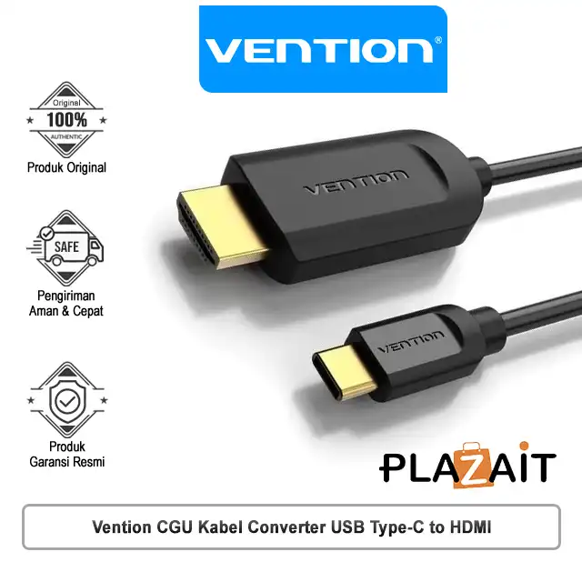 Vention CGU Kabel Converter USB Type-C to HDMI Black - 1.5M