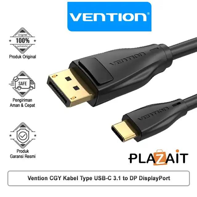 Vention CGY Kabel USB Type C 3.1 to DP DisplayPort - 2M