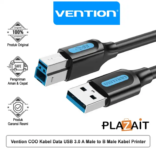Vention COO Kabel Data USB 3.0 A Male to B Male Kabel Printer