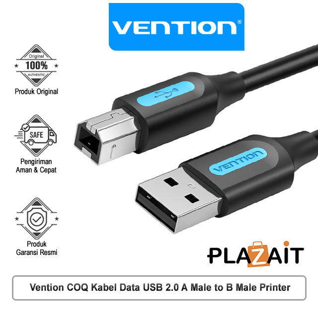 Vention COQ Kabel Data USB 2.0 A Male to B Male Kabel Printer