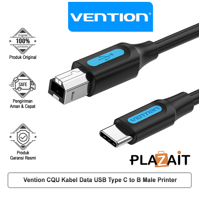 Vention CQU Kabel Data USB Type C to B Male Kabel Printer